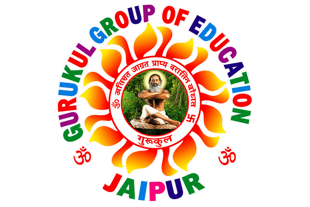 Gurukul Group of Education Jaipur sunburst emblem